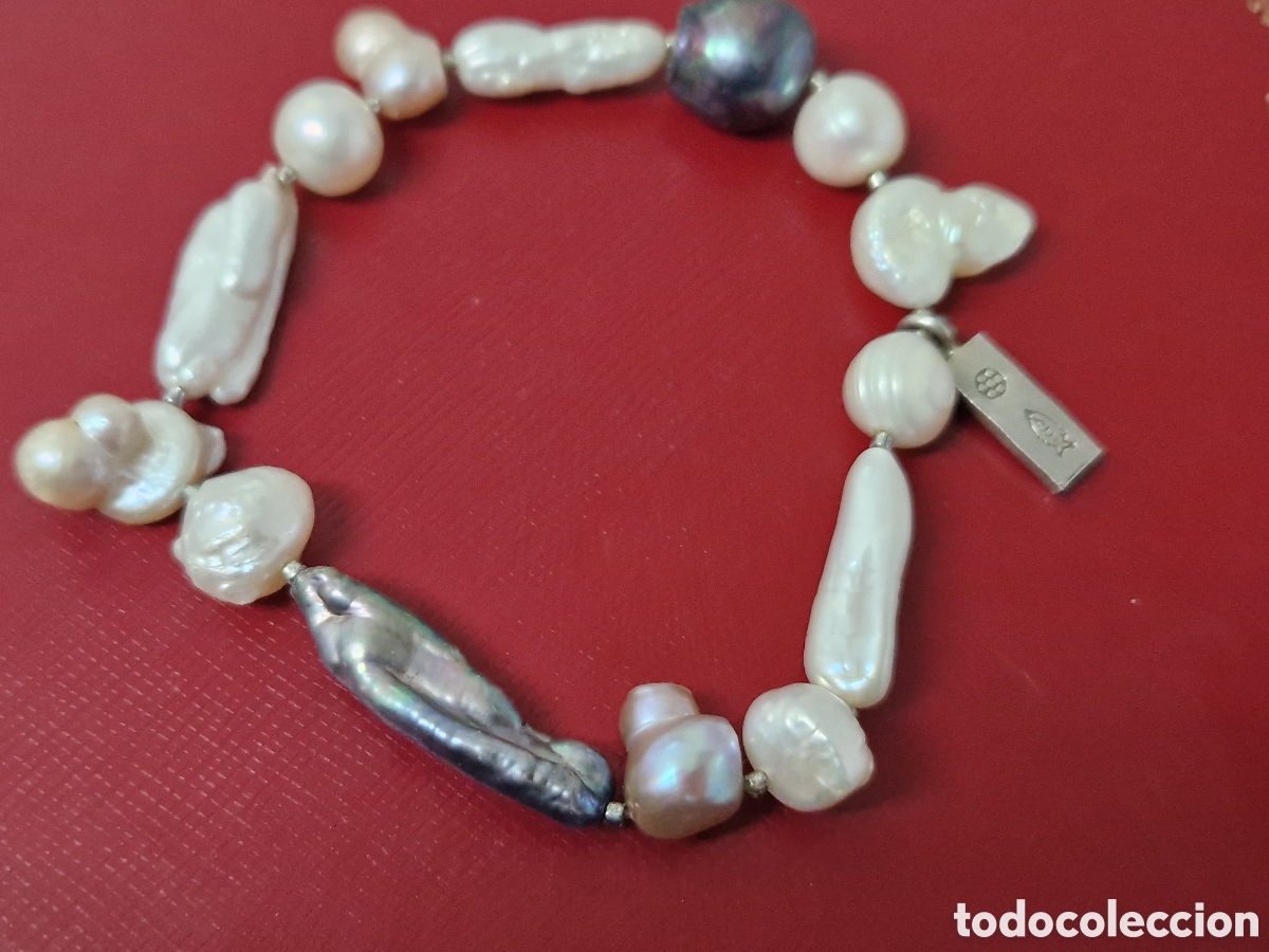 Joyeria: PULSERA PERLAS BARROCAS Y PLATA - Foto 7