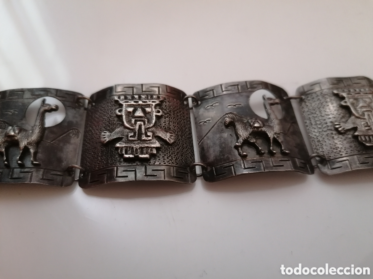 Joyeria: Antiguo brazalete del Per&uacute; - Plata - Foto 6