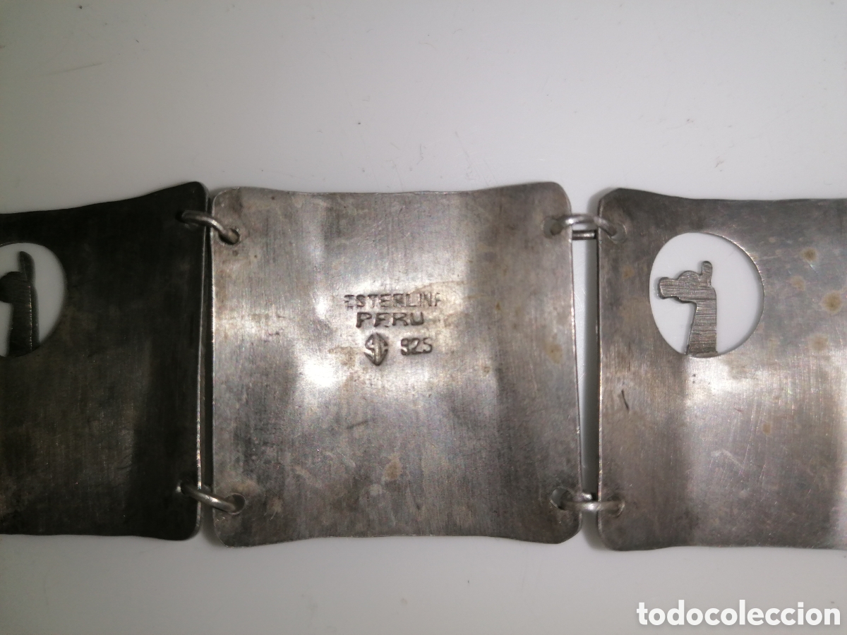 Joyeria: Antiguo brazalete del Per&uacute; - Plata - Foto 7