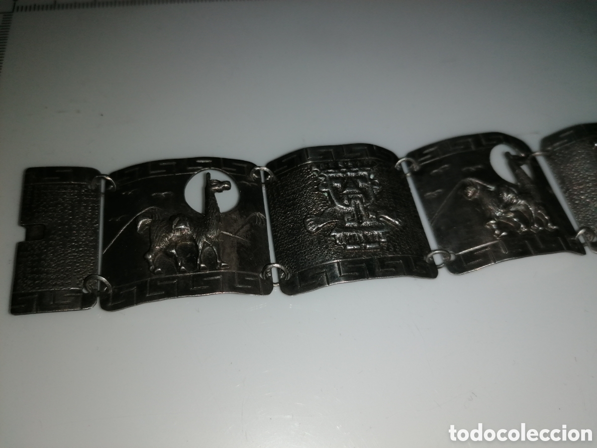 Joyeria: Antiguo brazalete del Per&uacute; - Plata - Foto 8