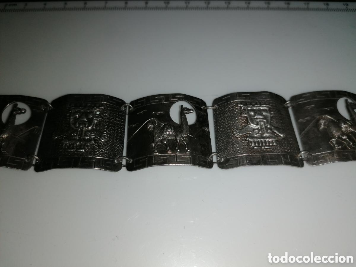 Joyeria: Antiguo brazalete del Per&uacute; - Plata - Foto 9