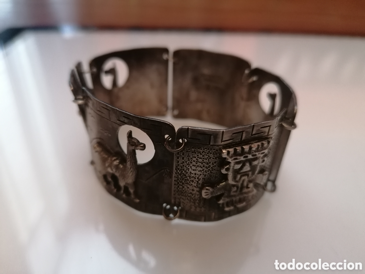 Joyeria: Antiguo brazalete del Per&uacute; - Plata - Foto 1