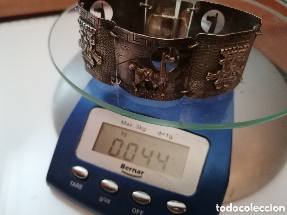 Joyeria: Antiguo brazalete del Per&uacute; - Plata - Foto 3
