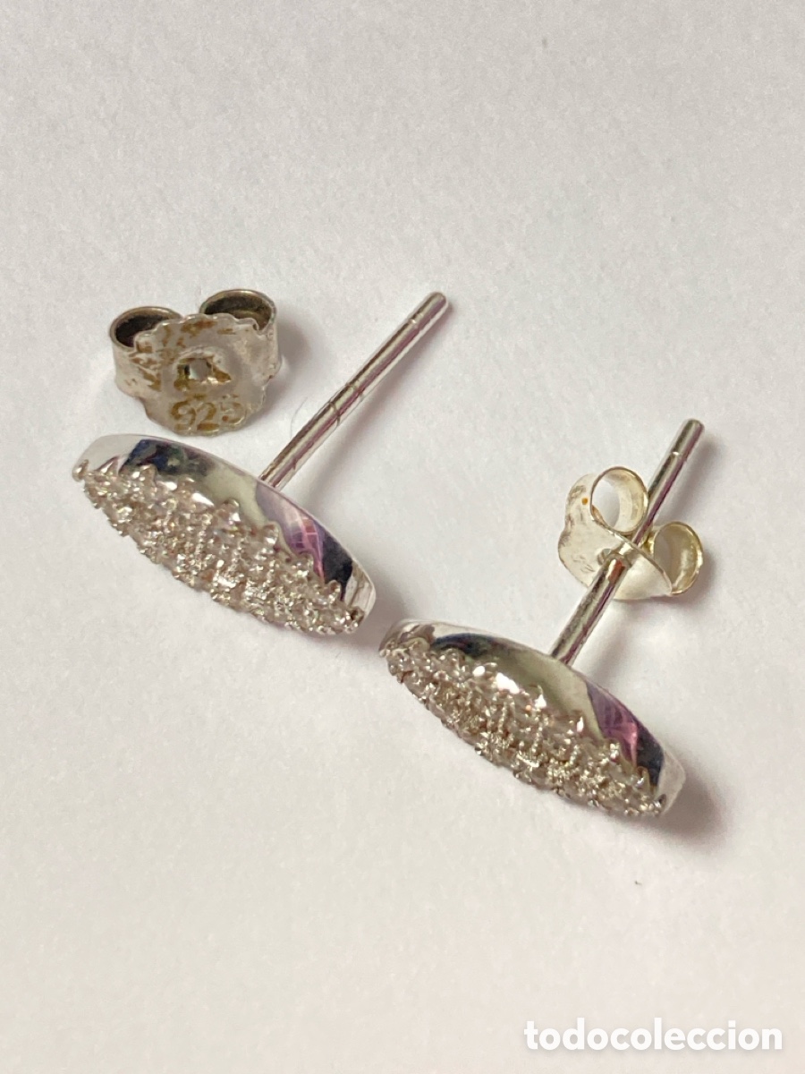 Joyeria: Pendientes de plata y circonita / P71 - Foto 2