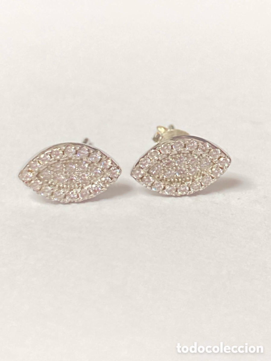 Joyeria: Pendientes de plata y circonita / P71 - Foto 1