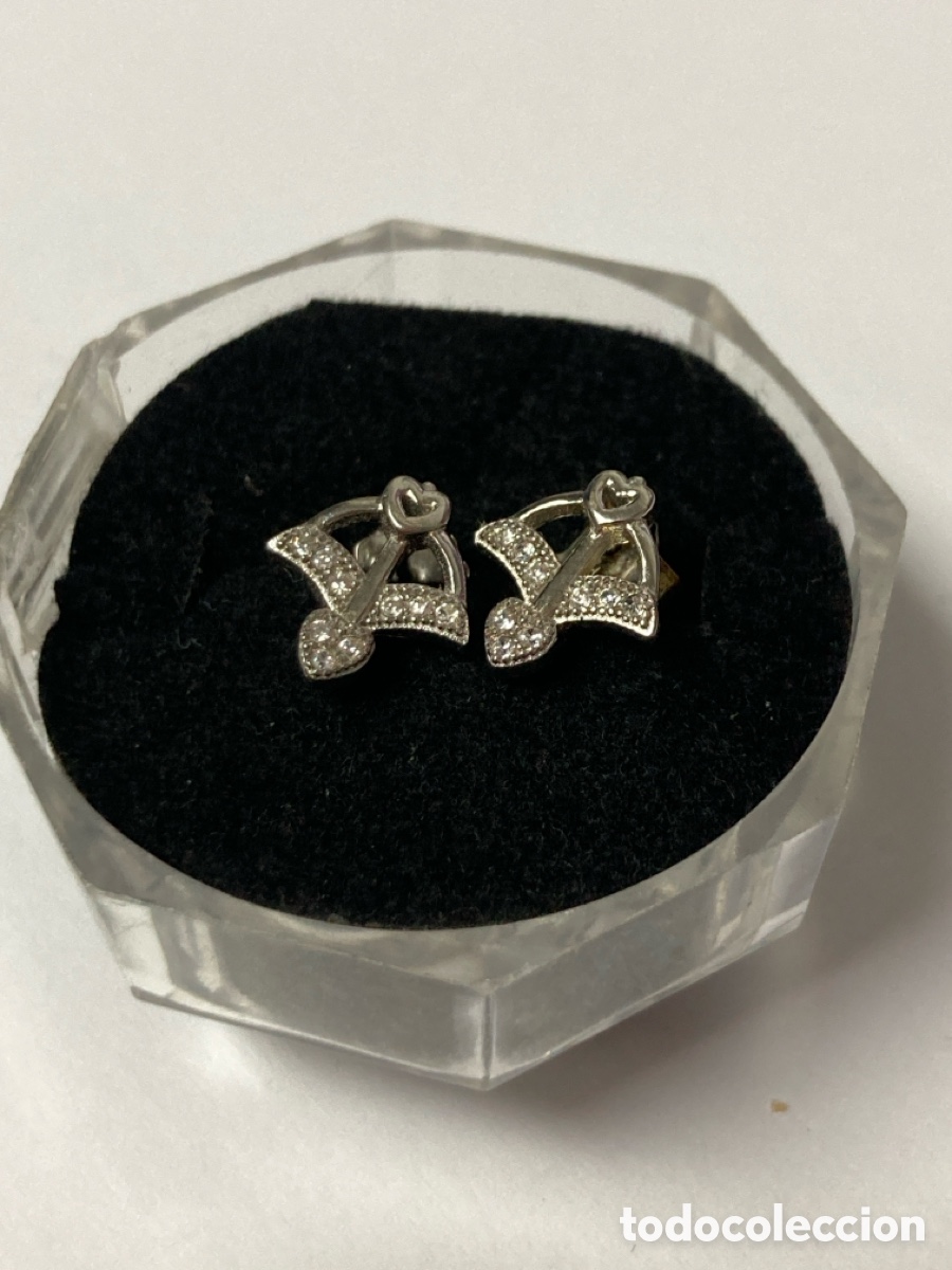 Schmuck: Pendientes de plata y circonita / P71