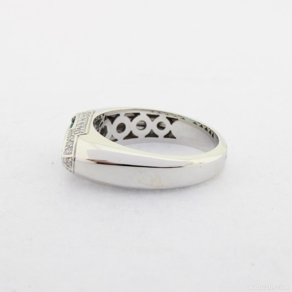 Joyeria: Anillo con diamantes y esmeralda - Foto 6