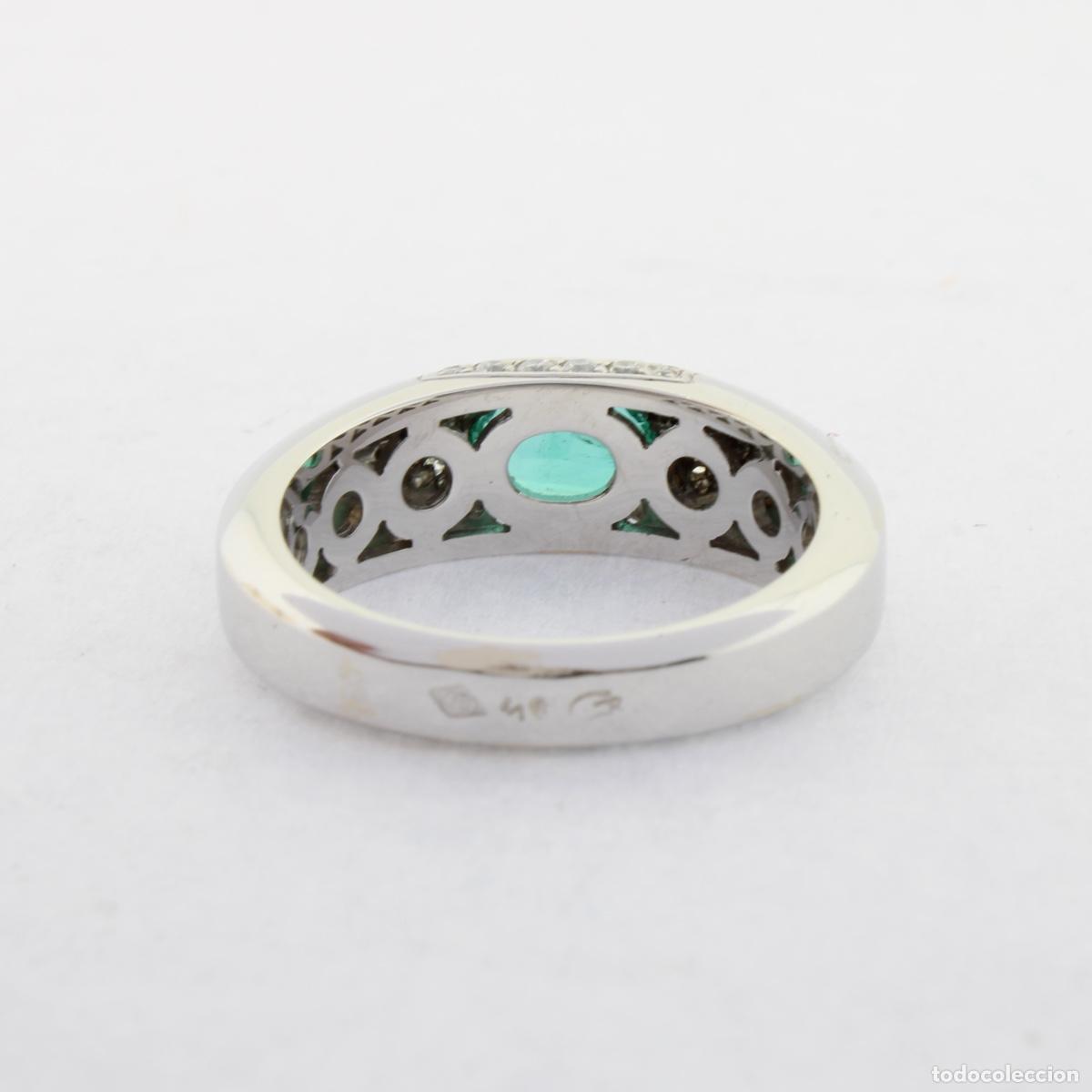 Joyeria: Anillo con diamantes y esmeralda - Foto 7