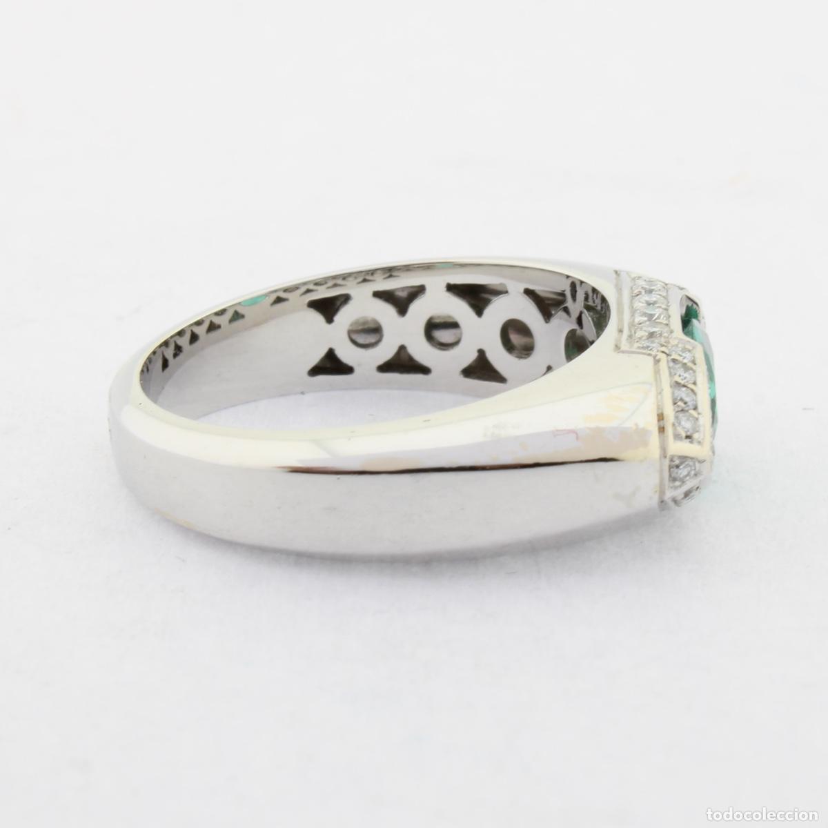 Joyeria: Anillo con diamantes y esmeralda - Foto 8