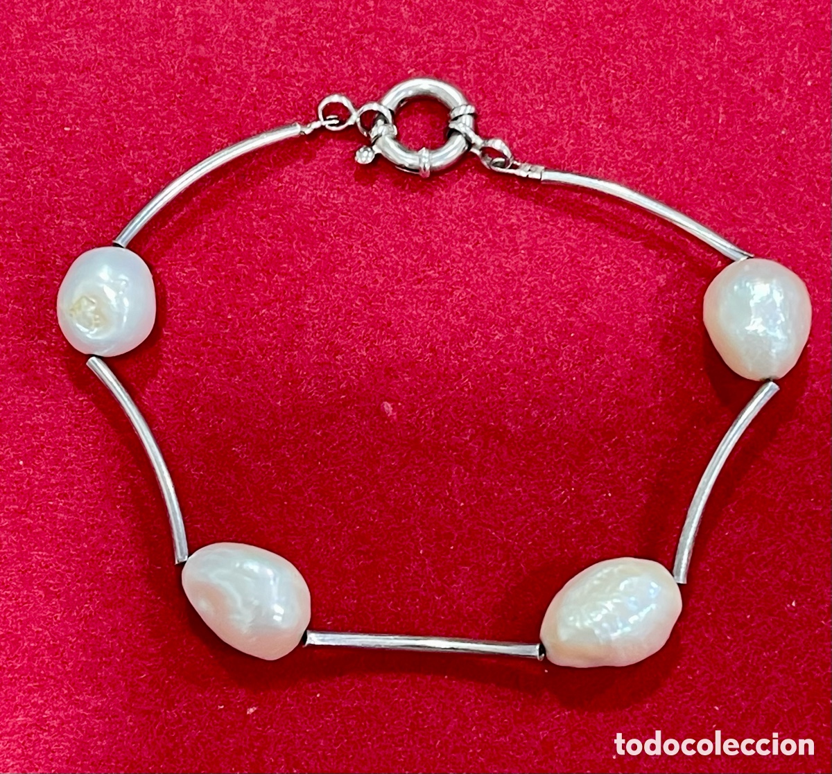 Joyeria: Bonito conjunto en plata de ley y perlas de R&iacute;o. - Foto 3