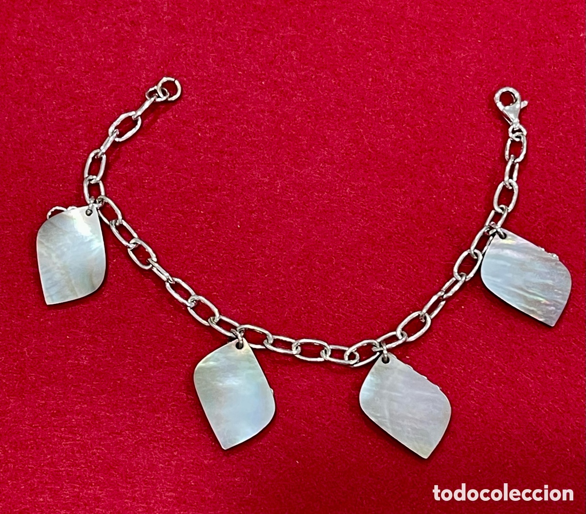 Joyeria: Pulsera en plata de ley y n&aacute;car. - Foto 2