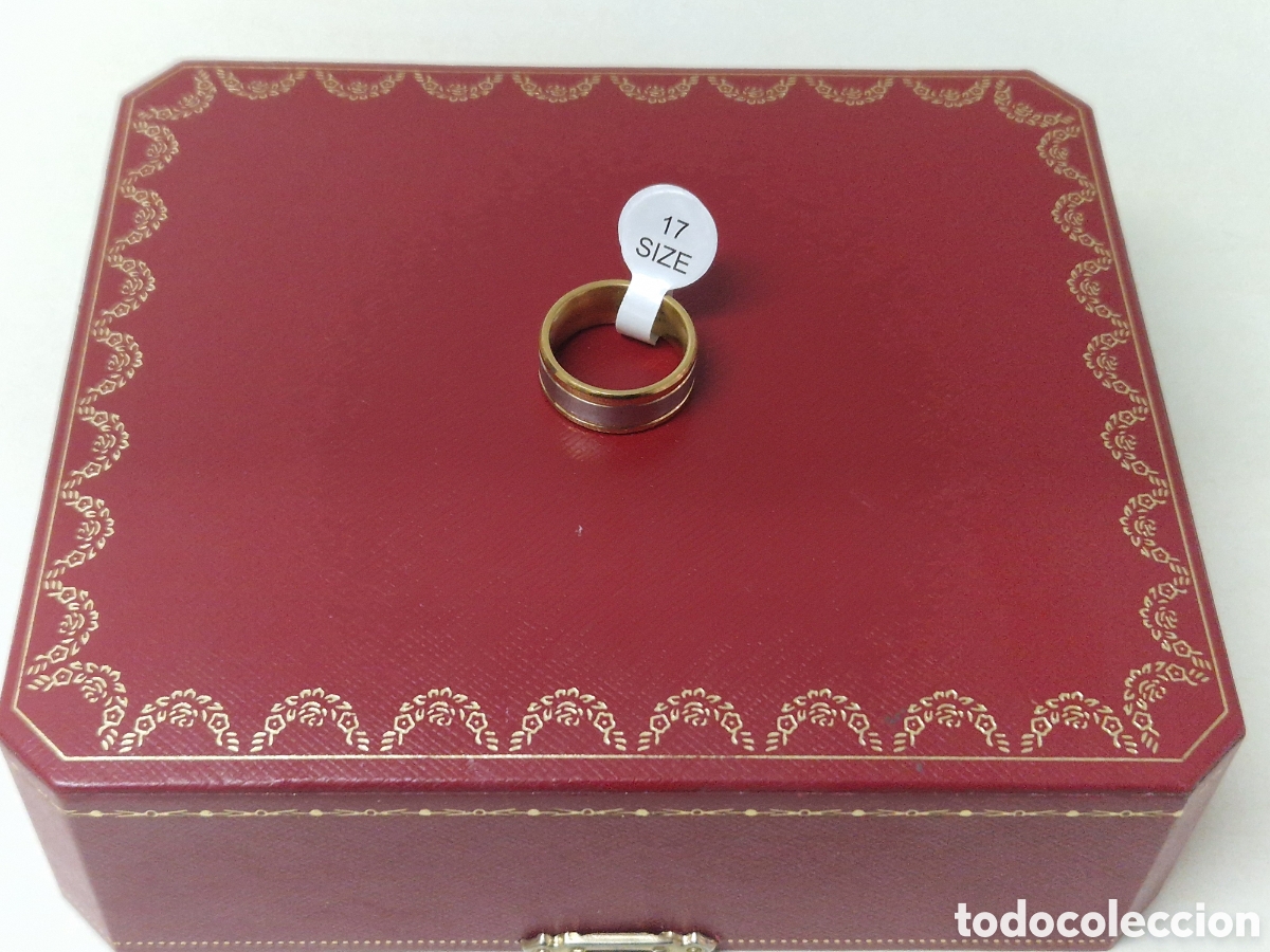 Joyeria: ANILLO DE ACERO Y ORO 18 K - Foto 2