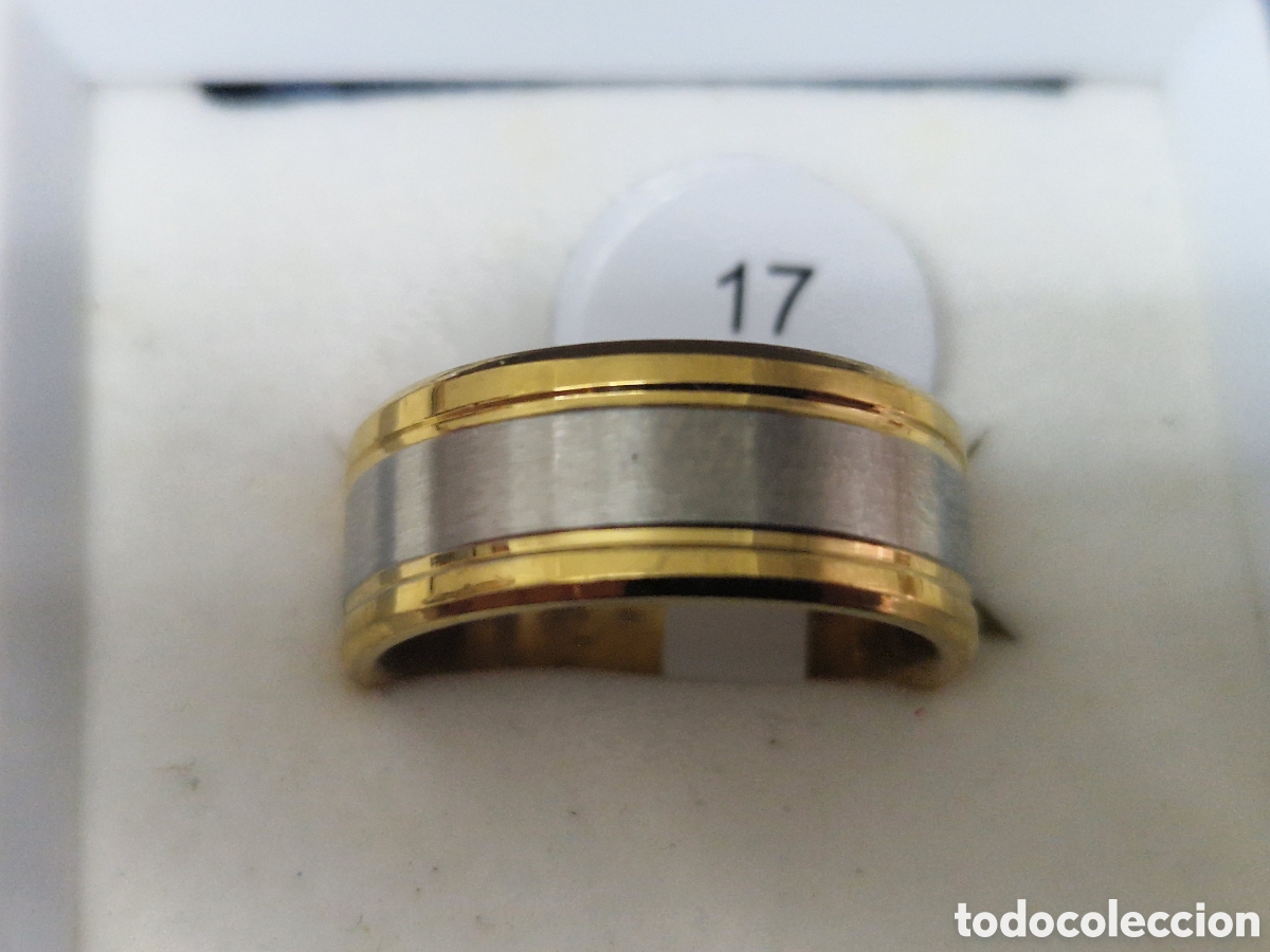 Joyeria: ANILLO DE ACERO Y ORO 18 K - Foto 6