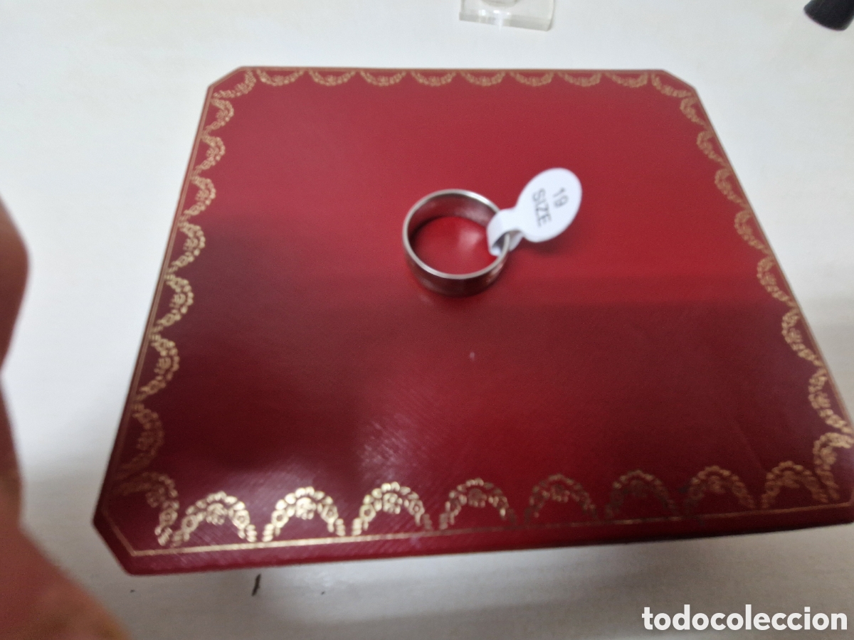 Joyeria: ANILLO DE ACERO Y BA&Ntilde;I DE ORO 18K - Foto 2