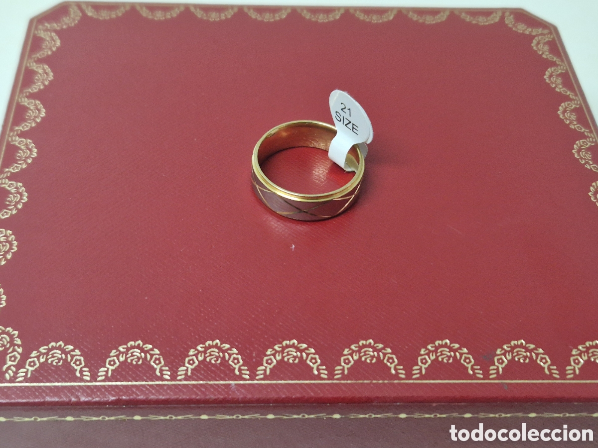 Joyeria: ANILLO DE ACERO Y ORO 18 K NUEVO - Foto 5