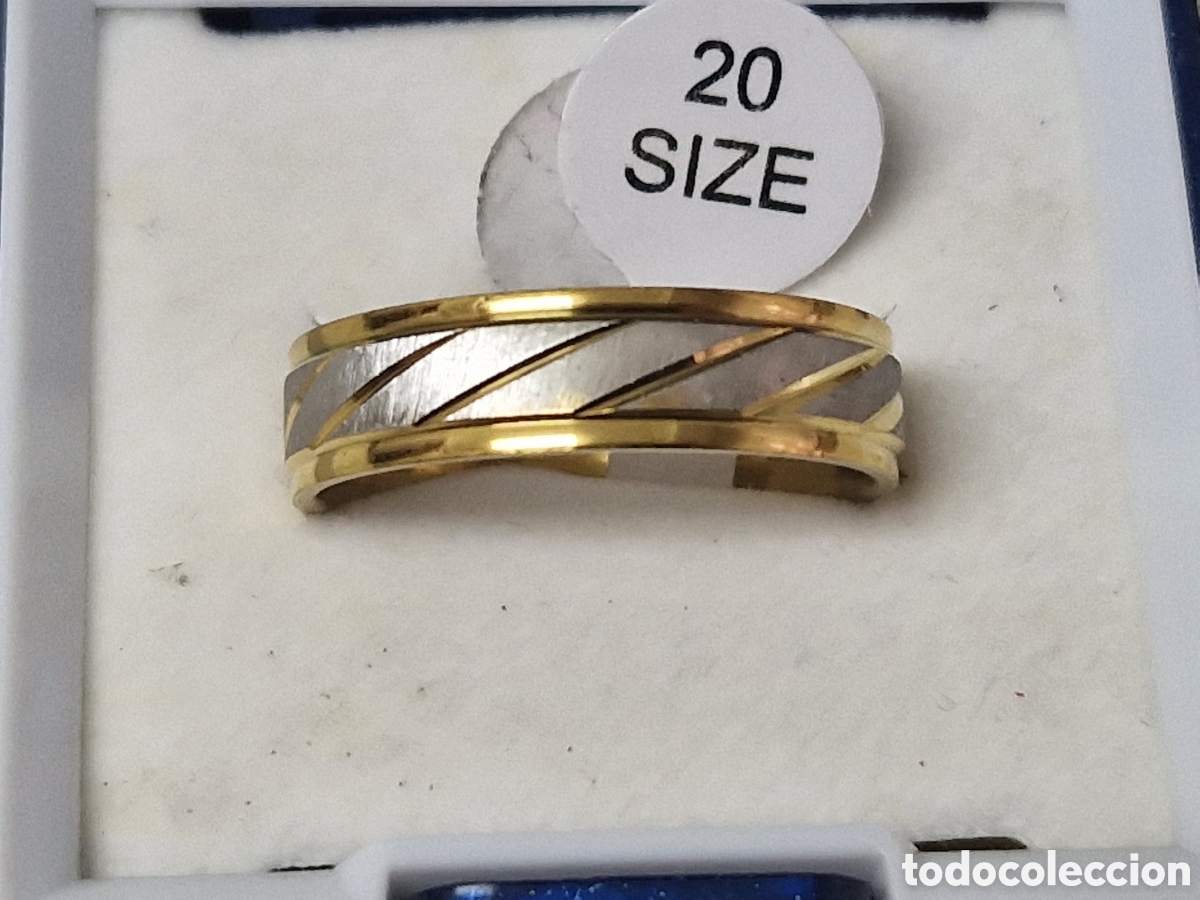 Joyeria: ANILLO DE ACERO Y ORO 18 K NUEVO - Foto 7