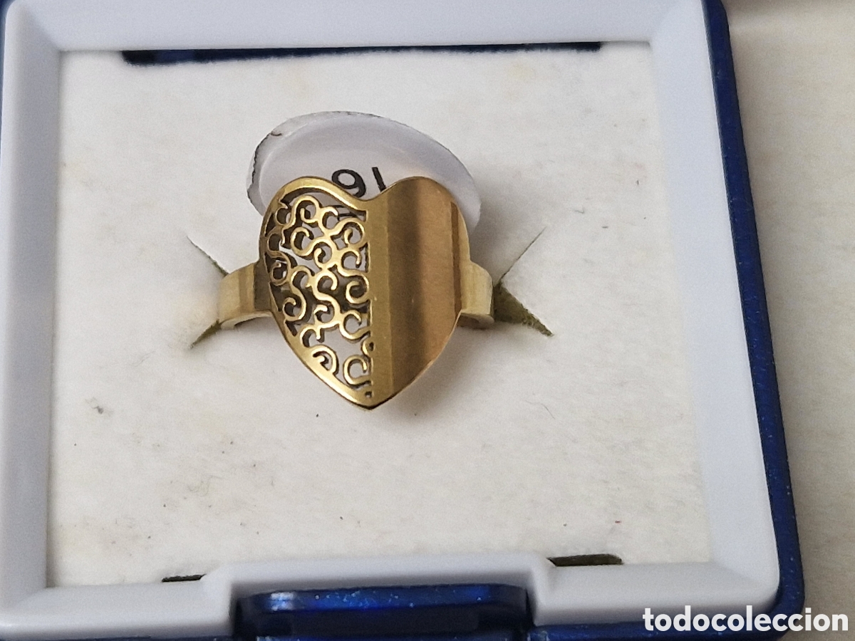 Joyeria: ANILLO DE ACERO Y ORO 18 K NUEVO - Foto 2
