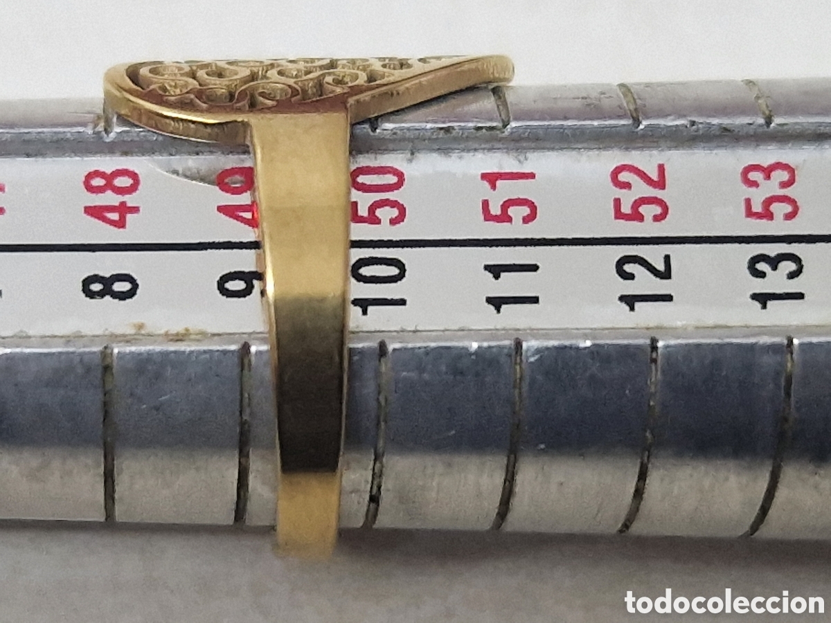 Joyeria: ANILLO DE ACERO Y ORO 18 K NUEVO - Foto 3