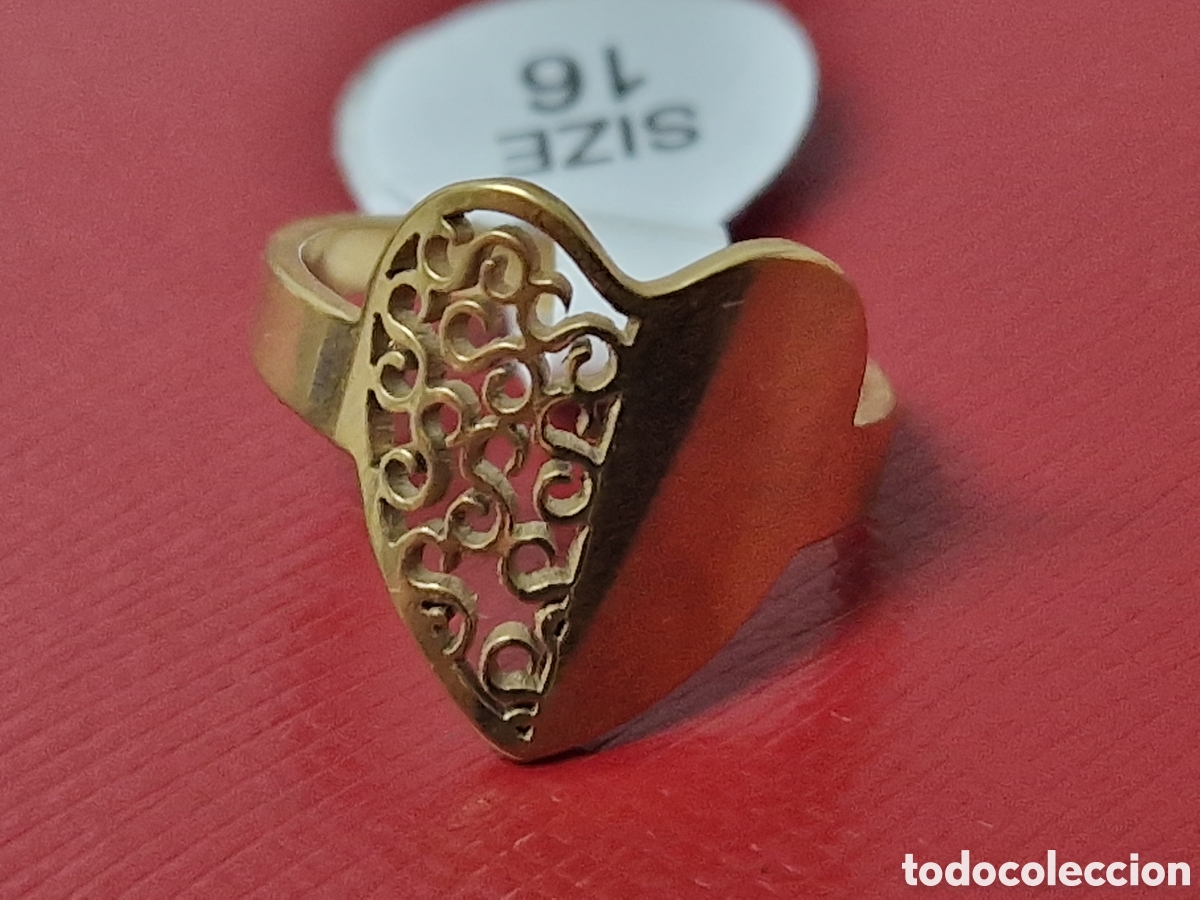 Joyeria: ANILLO DE ACERO Y ORO 18 K NUEVO - Foto 4