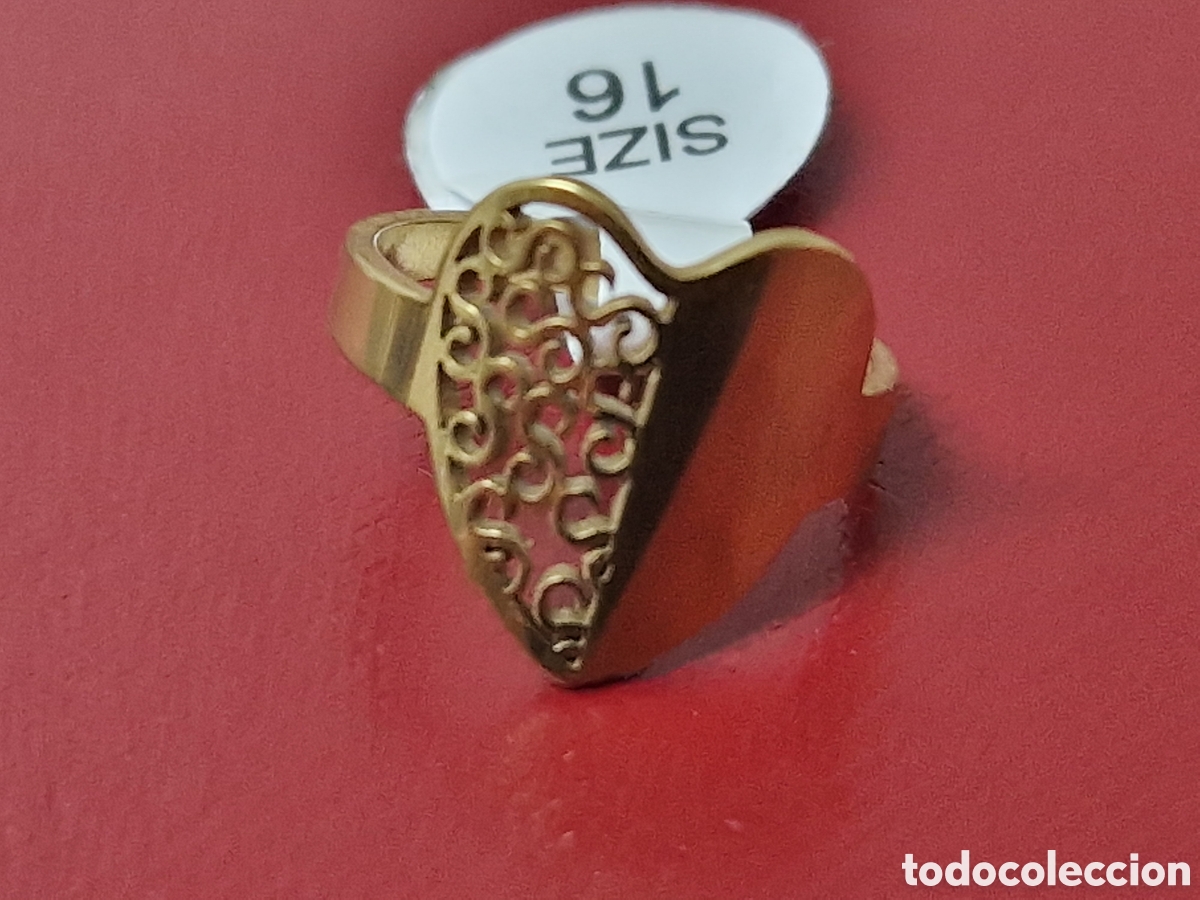 Joyeria: ANILLO DE ACERO Y ORO 18 K NUEVO - Foto 5