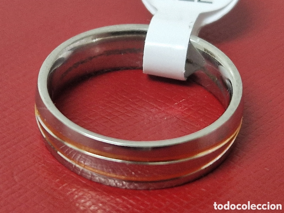Joyeria: ANILLO DE ACERO Y ORO 18 K NUEVO - Foto 2