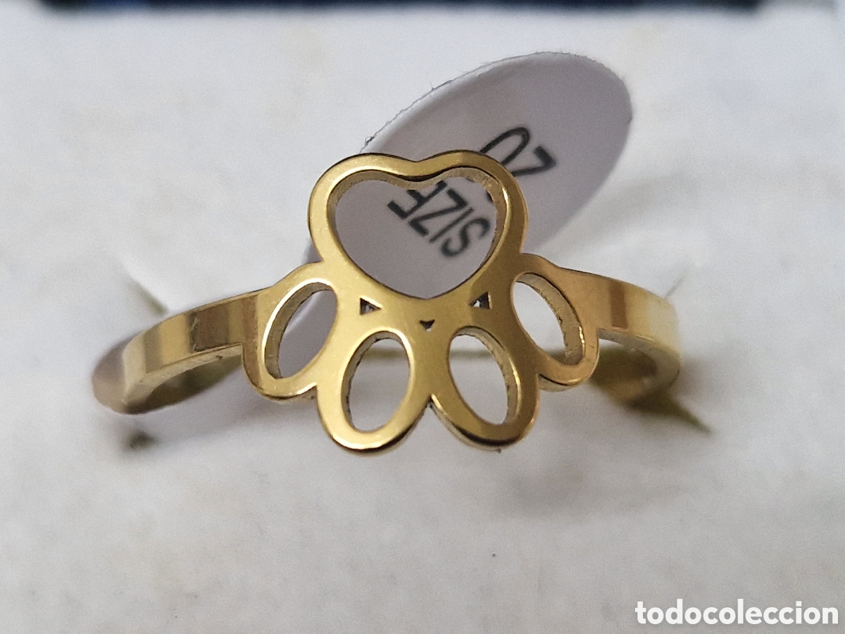 Joyeria: ANILLO DE ACERO Y ORO 18 K NUEVO - Foto 3