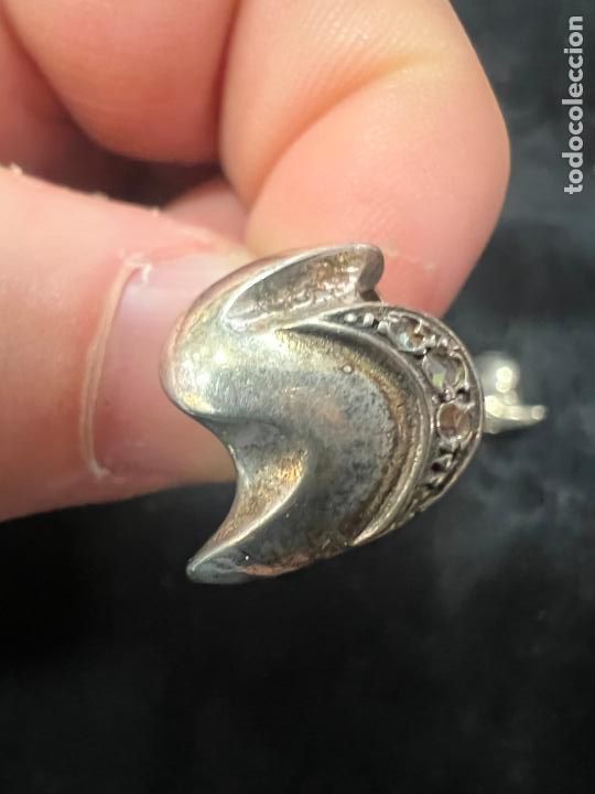 Joyeria: PAREJA DE PENDIENTES DE PLATA - MEDIDA 1,5 CM - Foto 2
