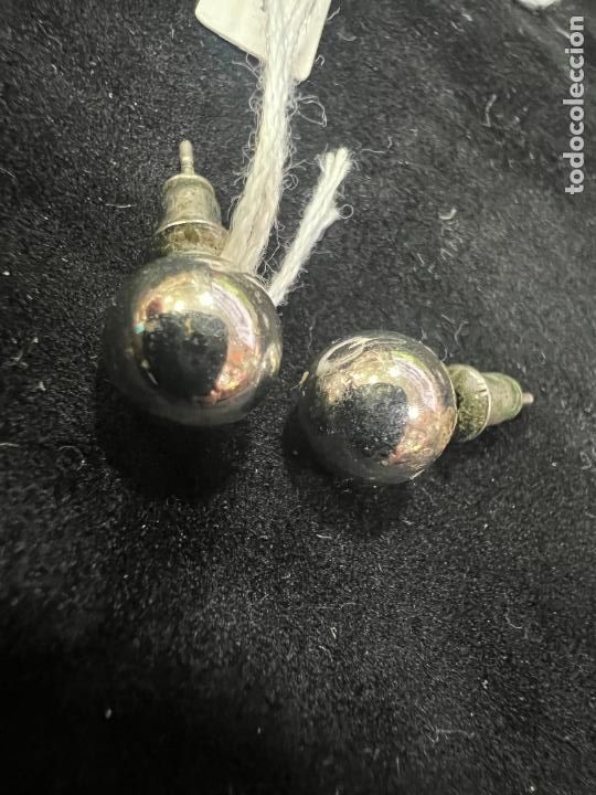 Joyeria: PAREJA DE PENDIENTES DE PLATA - MEDIDA 1 CM - Foto 1