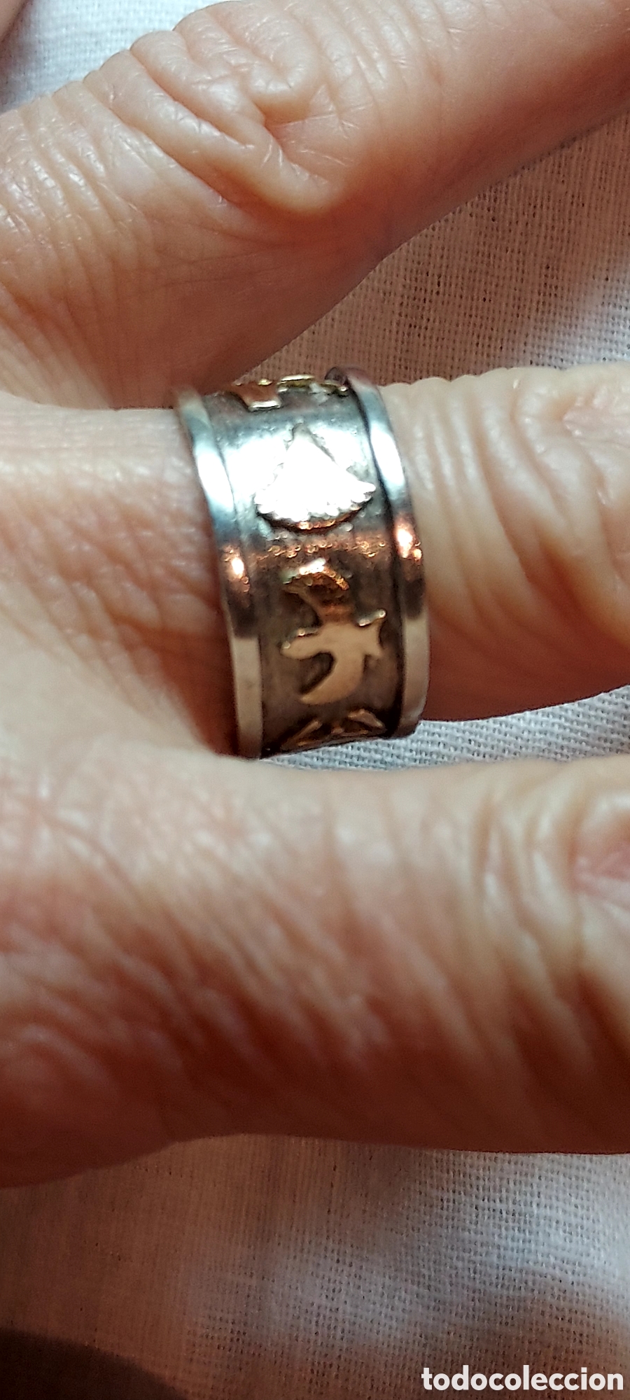 Joyeria: ANILLO DE PLATA CON SIMBOLOS EGIPCIOS - Foto 2