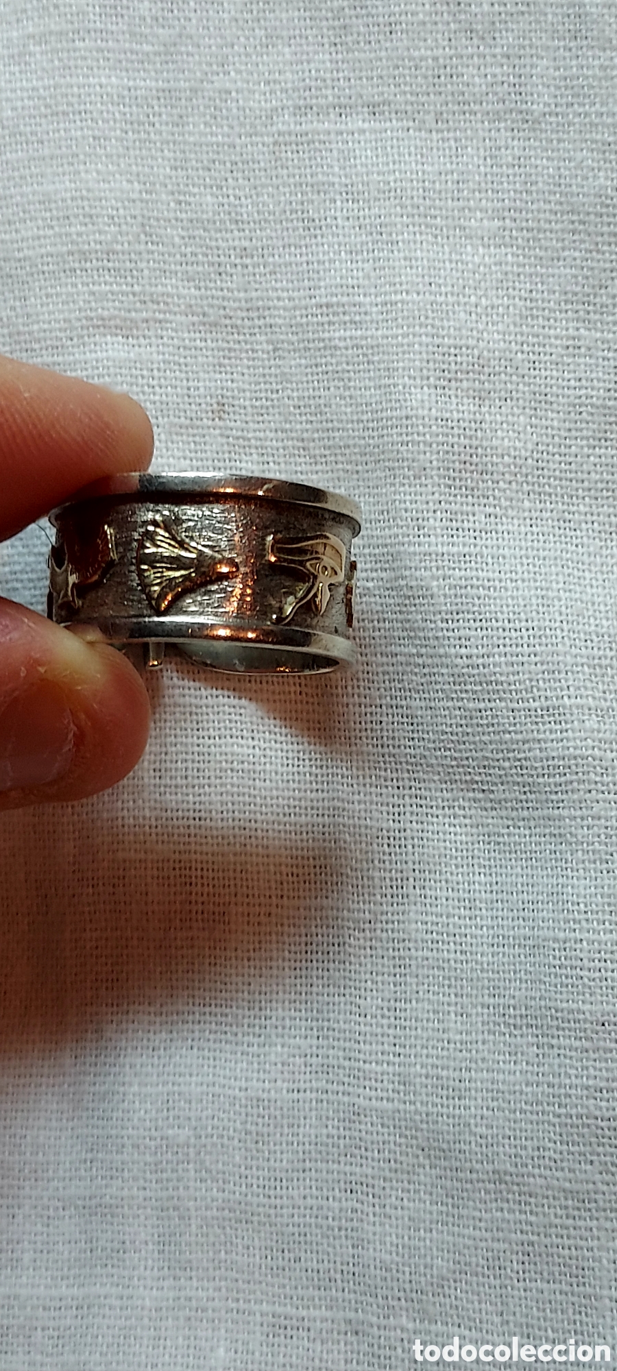 Joyeria: ANILLO DE PLATA CON SIMBOLOS EGIPCIOS - Foto 5