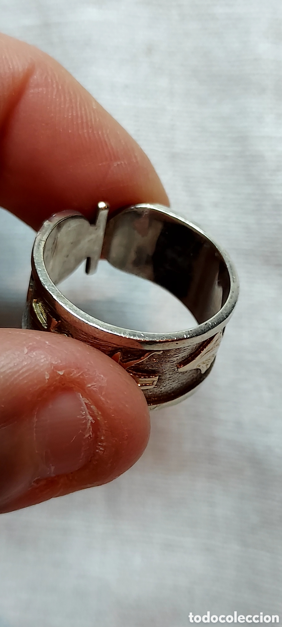 Joyeria: ANILLO DE PLATA CON SIMBOLOS EGIPCIOS - Foto 6
