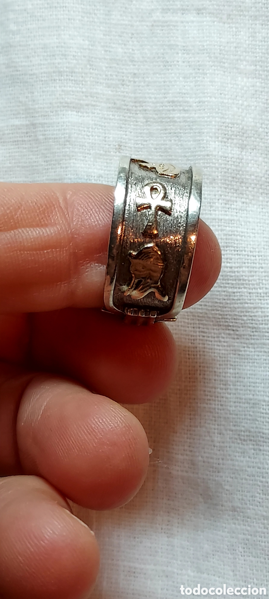 Joyeria: ANILLO DE PLATA CON SIMBOLOS EGIPCIOS - Foto 8