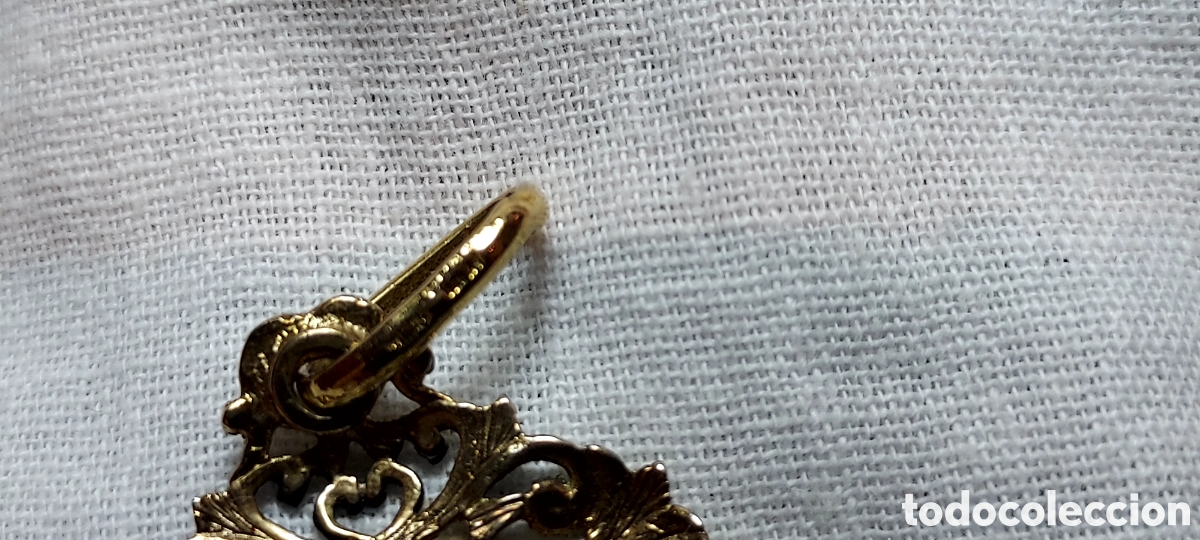 Joyeria: MEDALLA DE PLATA DORADA CON LA LETRA P - Foto 3