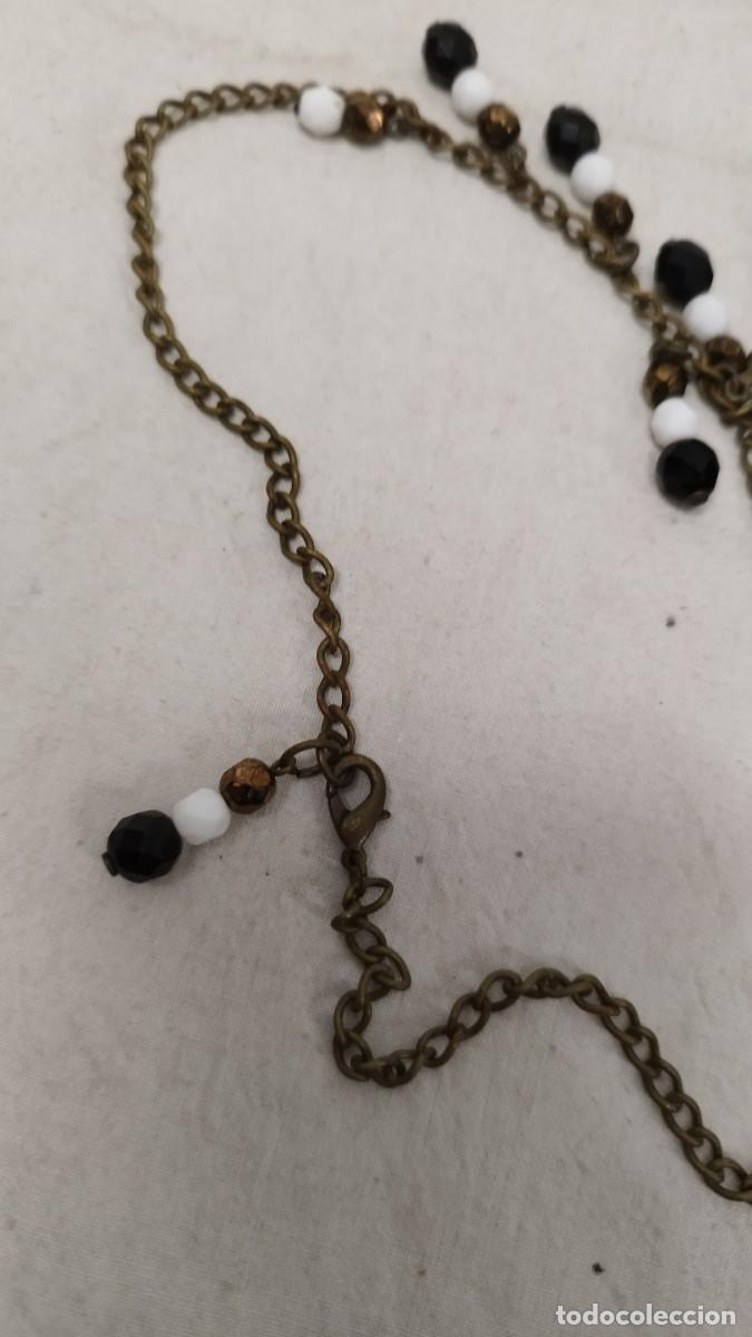 Joyeria: Antiguo collar de bolas ,blancas y negras - Foto 6