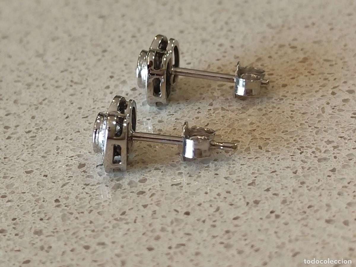 Joyeria: PENDIENTES FLOR ORO BLANCO Y BRILLANTES - Foto 11