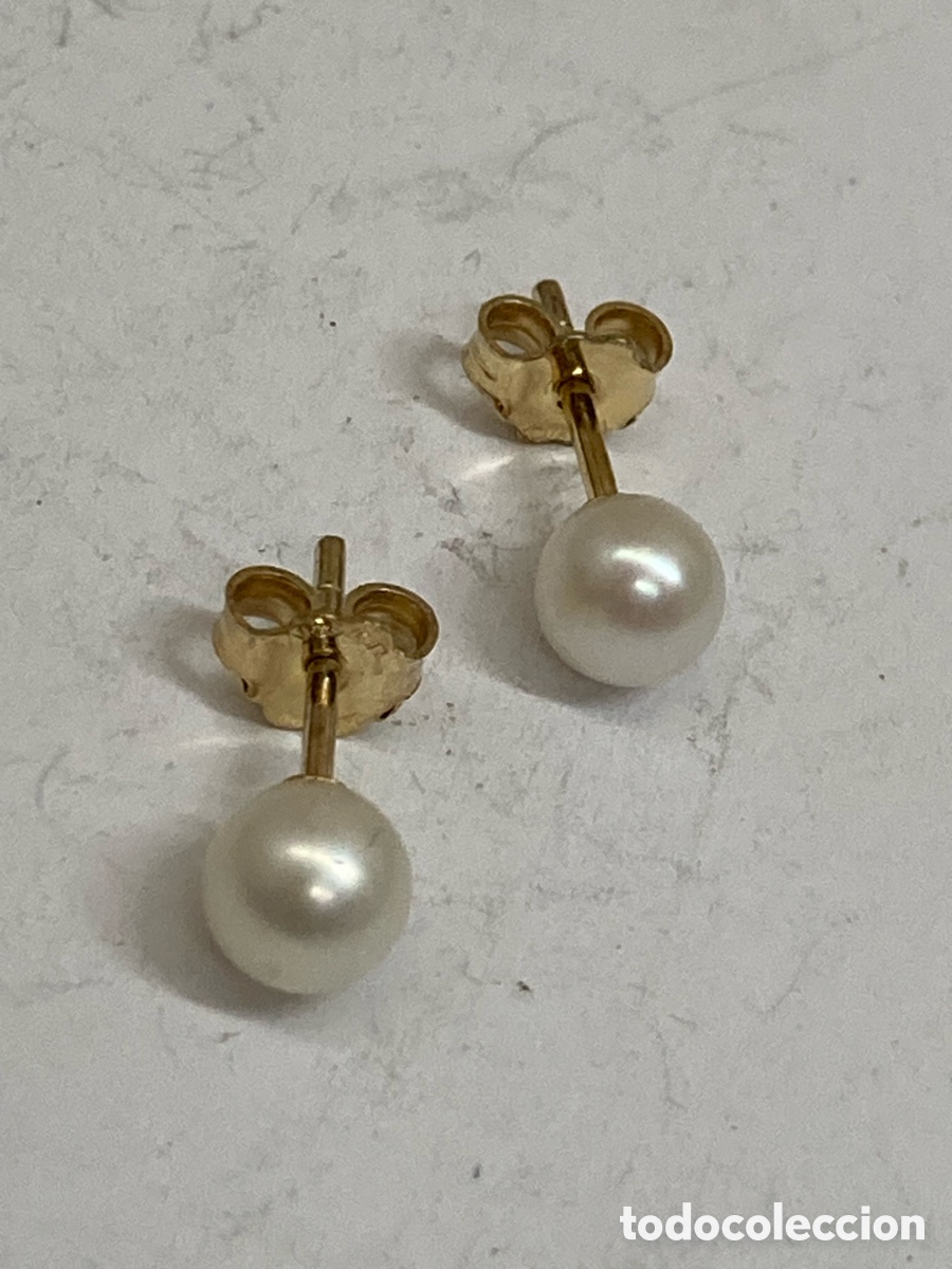 Schmuck: Pendientes de plata perlas P103