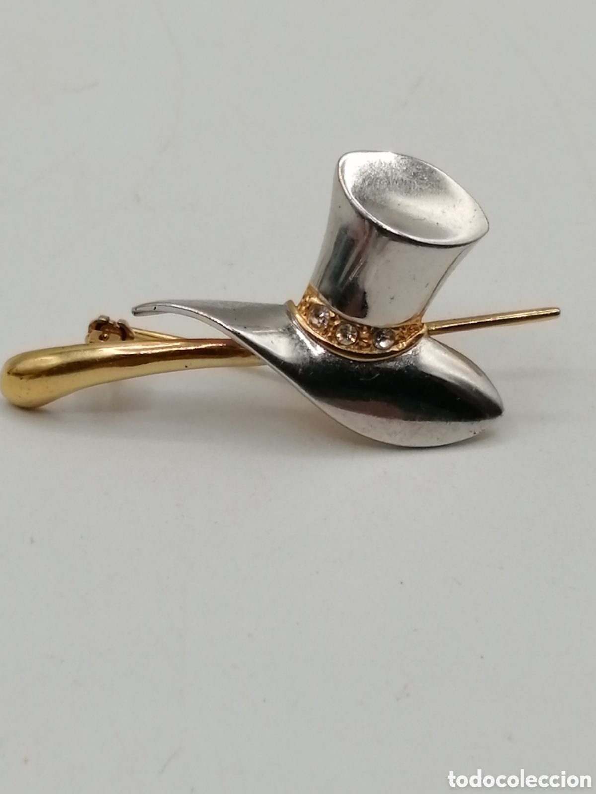 Joyeria: Broche metal dorado y plateado - Foto 2