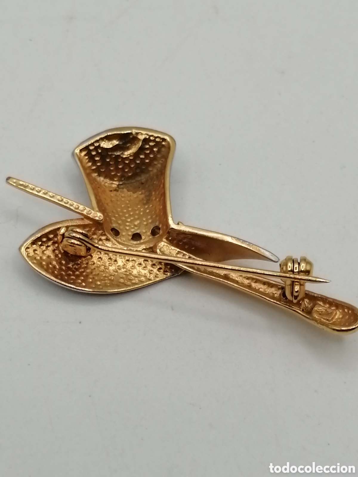 Joyeria: Broche metal dorado y plateado - Foto 3