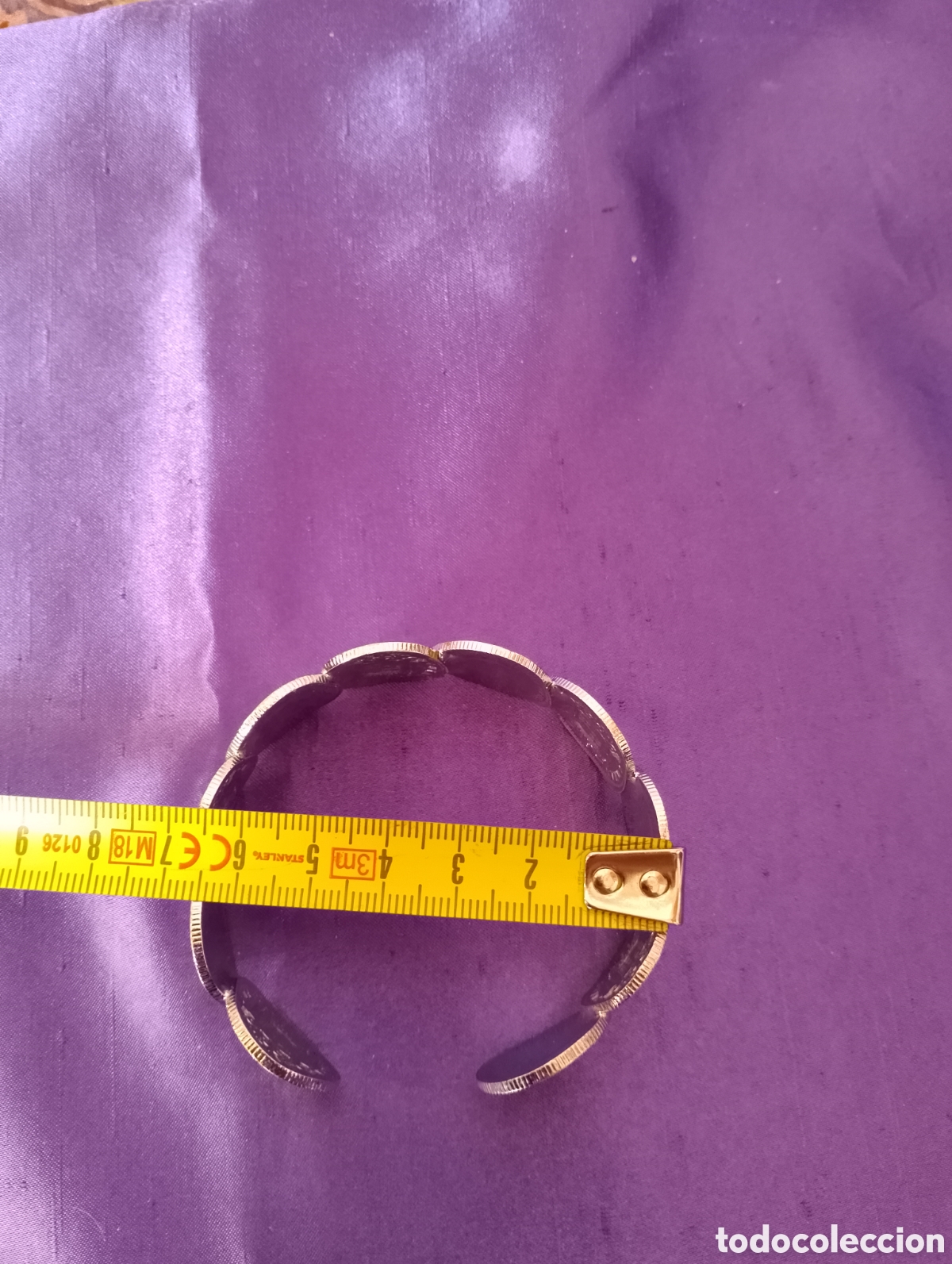 Joyeria: Pulsera hecha con pesetas brazalete - Foto 9