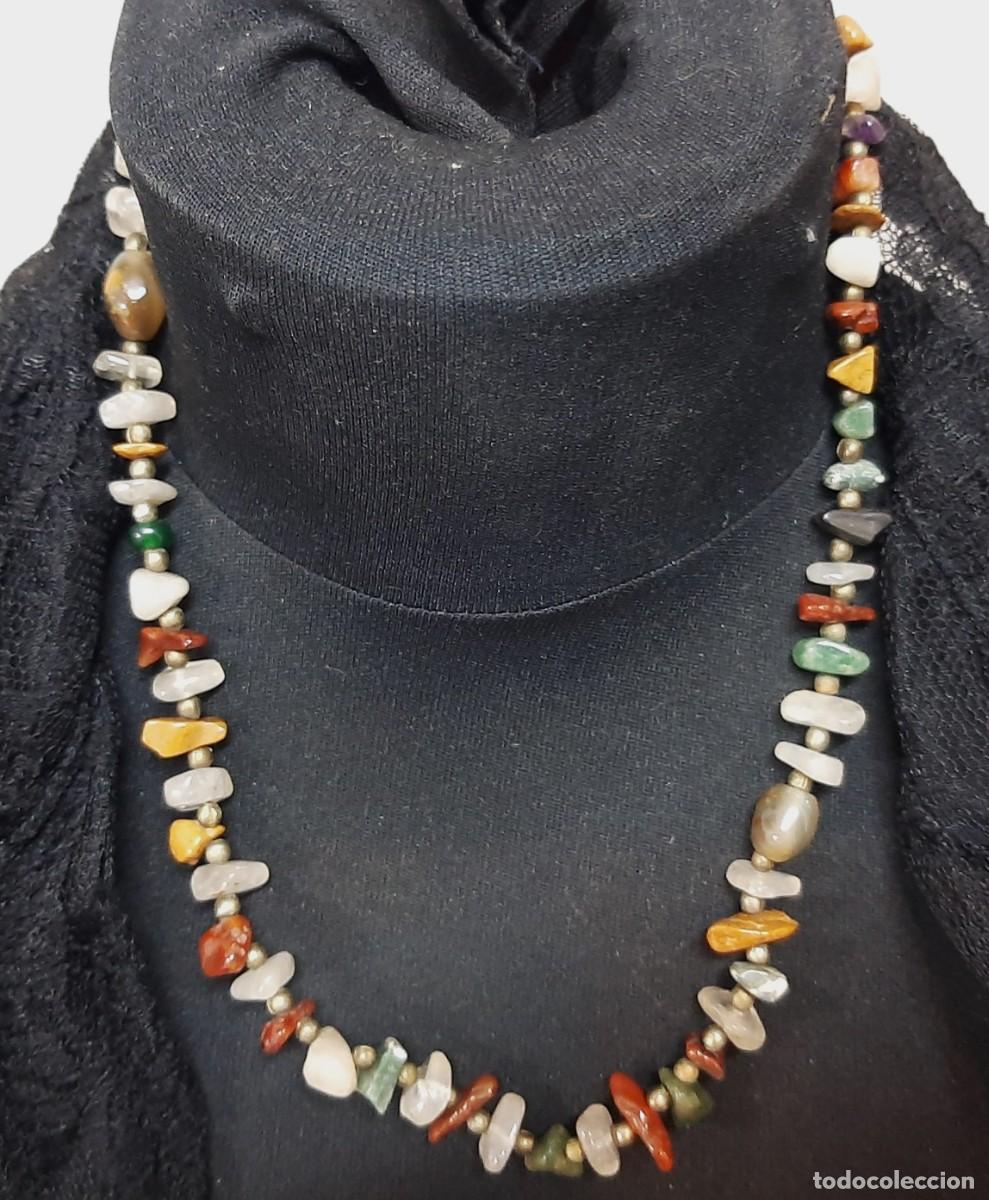 Joyeria: Collar vintage de &aacute;gata con chips naturales(2.2) - Foto 6