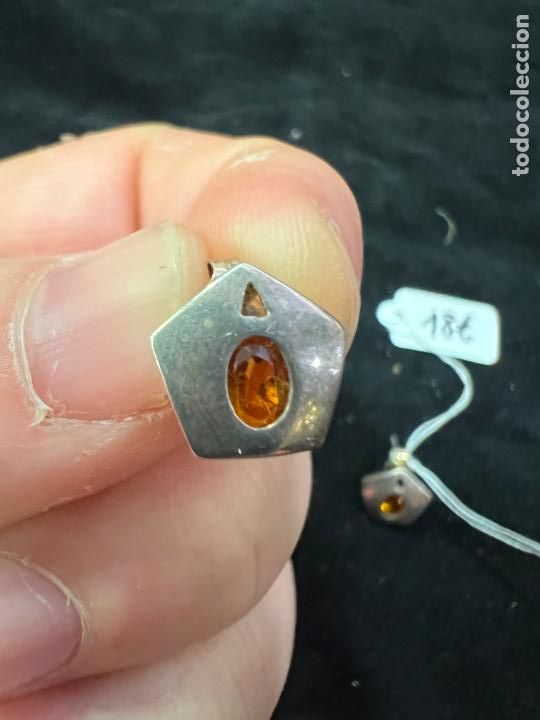 Joyeria: PAREJA DE PENDIENTES DE PLATA - MEDIDA 1 CM - Foto 1