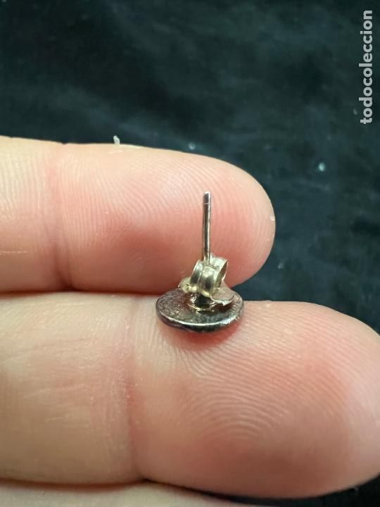 Joyeria: PAREJA DE PENDIENTES DE PLATA - MEDIDA 9MM - Foto 3