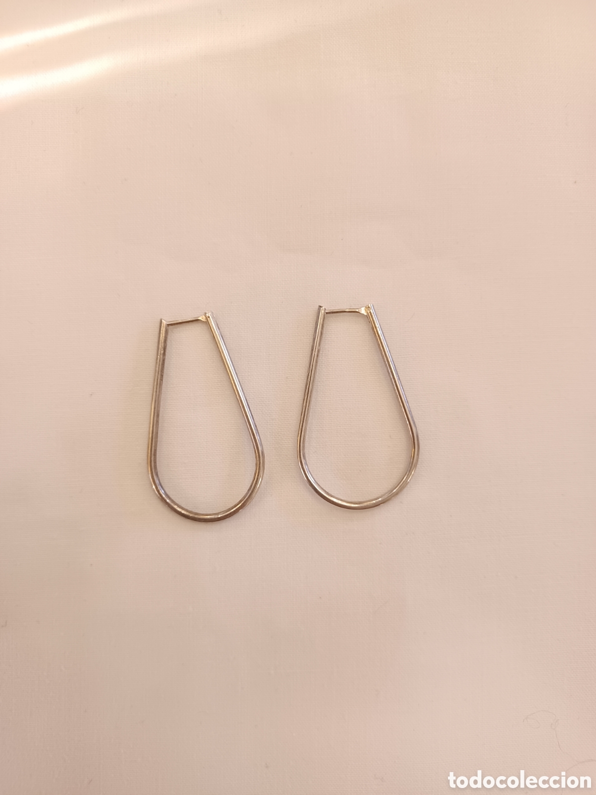 Joyeria: Pendientes de plata. 4 cm - Foto 3