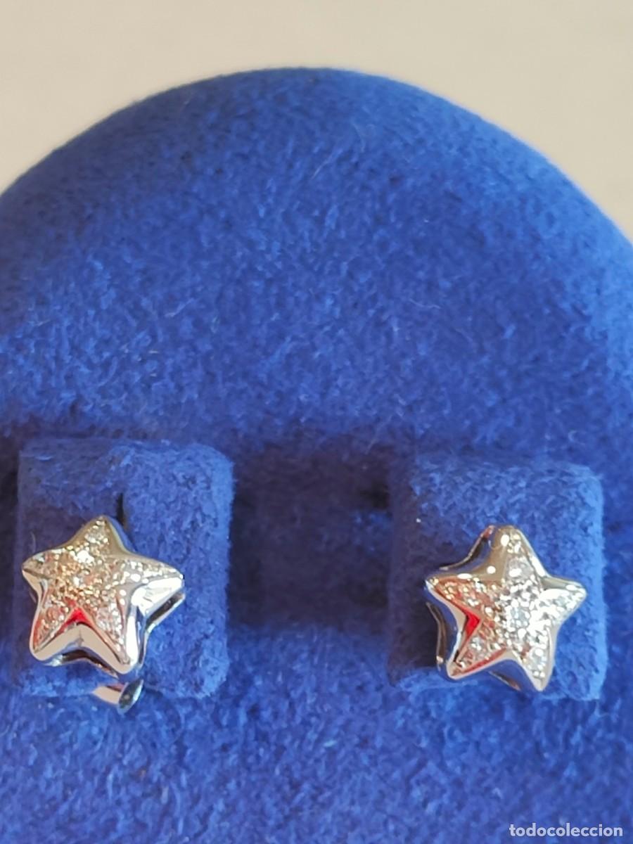 Joyeria: PENDIENTES ESTRELLA ORO 18K Y BRILLANTES - Foto 5