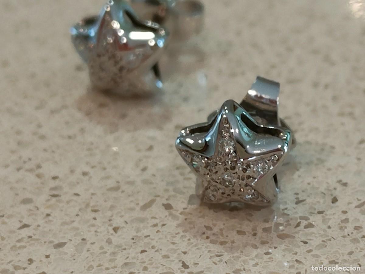 Joyeria: PENDIENTES ESTRELLA ORO 18K Y BRILLANTES - Foto 2