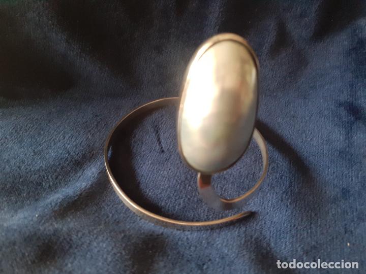 Joyeria: Pulsera brazalete plata y madreperla - Foto 6