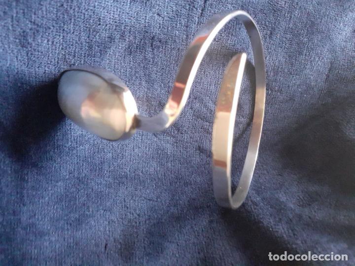 Joyeria: Pulsera brazalete plata y madreperla - Foto 1