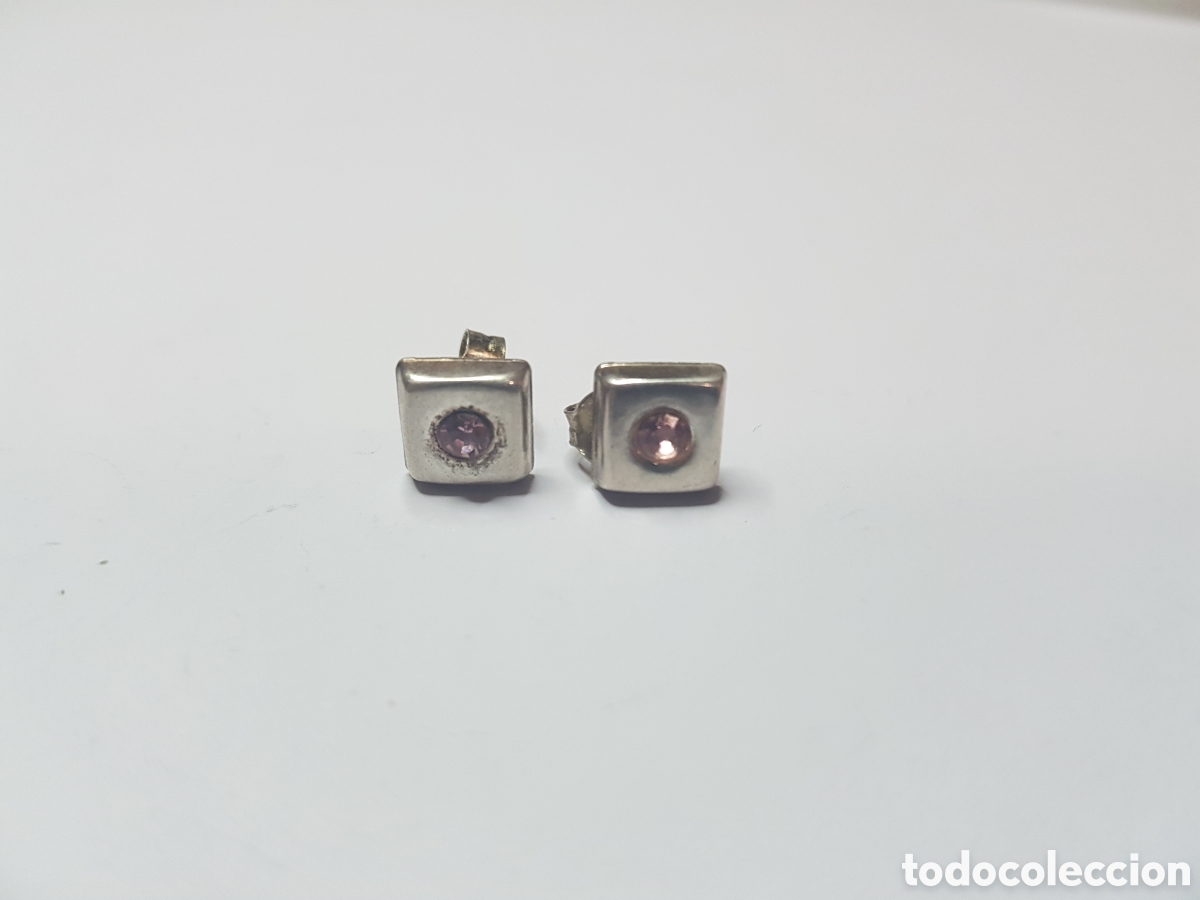 Joyeria: #853 Pendientes plata de ley 925 0,7cm - Foto 1