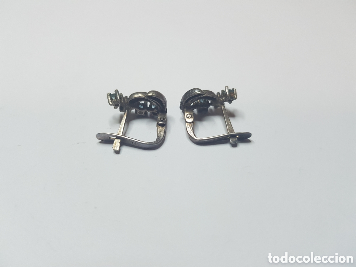 Joyeria: #854 Pendientes plata de ley 925 1,2cm - Foto 2