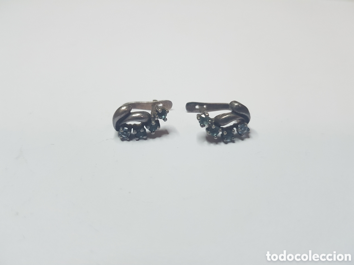 Joyeria: #854 Pendientes plata de ley 925 1,2cm - Foto 1